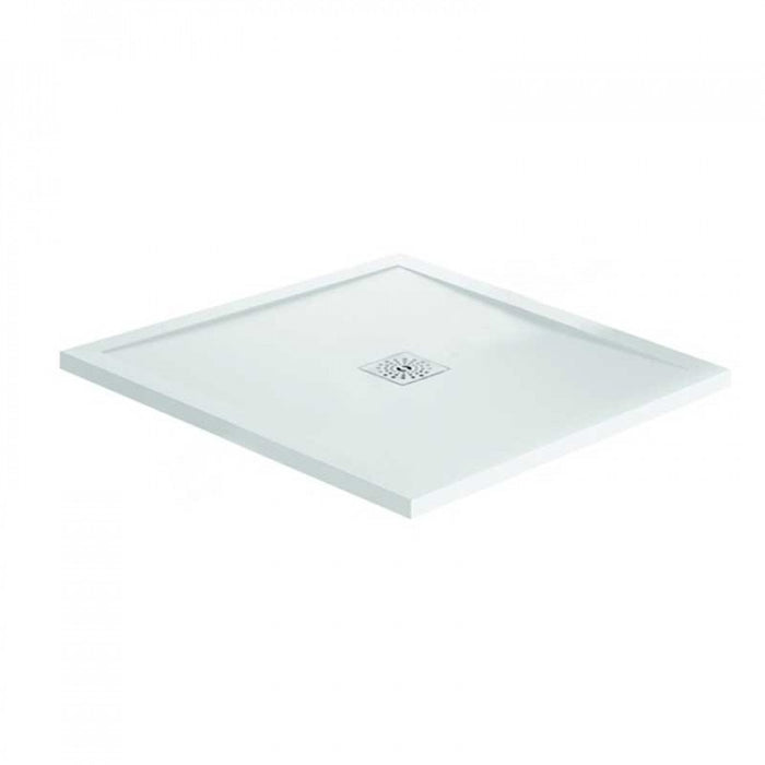 Waifer 760x760mm Square Shower Tray in Gloss White 5401/000