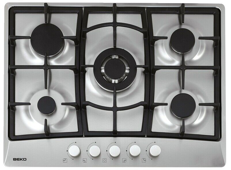 Beko 70cm Hob Stainless steel HIG75221SX