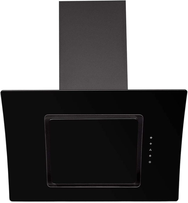 Culina AG60 60cm Angled Glass Cooker Hood, Black