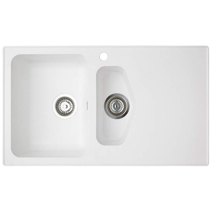 1.5 Bowl Granite Opal White Astracast Dart Kitchen Sink