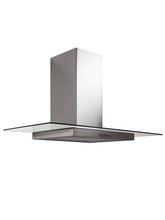 Culina FG90SS 90cm Flat Glass Cooker Hood, Stainless Steel
