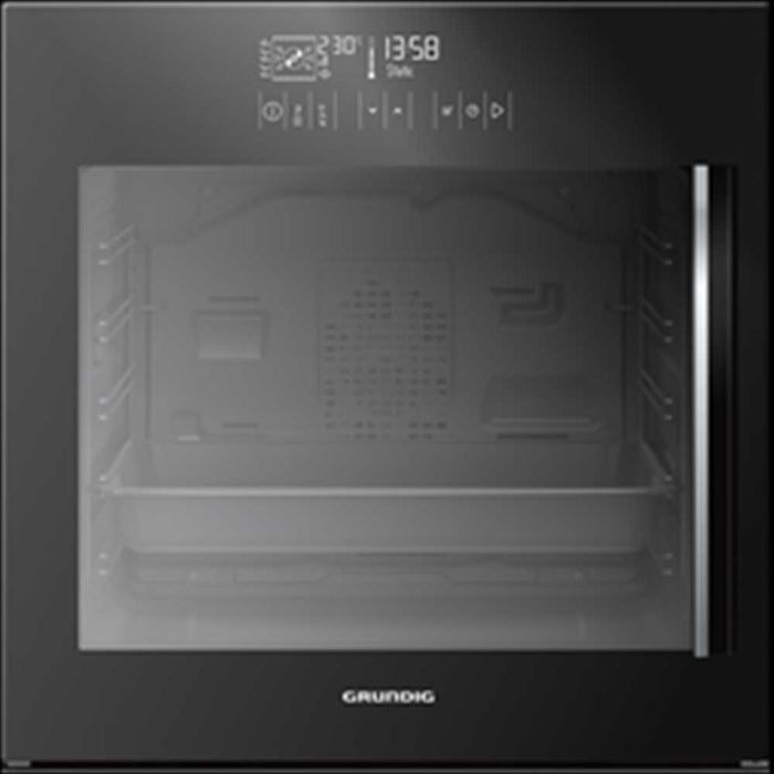 GRUNDIG 60CM SINGLE MULTIFUNCTION OVEN WITH SIDE OPENING DOOR, MULTI-TASTE & CHEF ASSIST GEZS57000BL