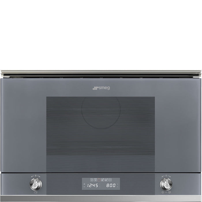 Linea Microwave Oven with Elecrtic Grill in Silver Glass (22 Litre) MP122S1