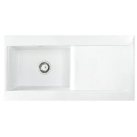 Ceramic sink LS10WHHOMESK Liscio Single Bowl Reversible