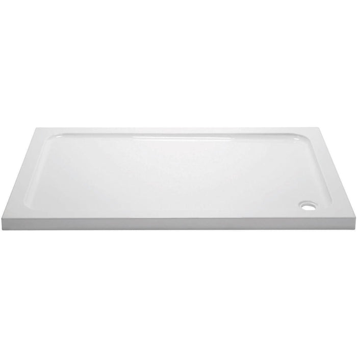 1000x760mm Rectangle Shower Tray in White TR9-1076