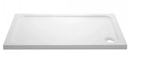 1600x760mm Rectangle Shower Tray in White TR9-1676
