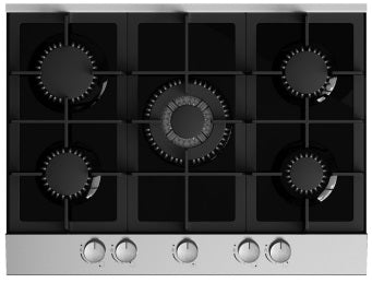 70cm Gas on Glass Hob UBGHDFF70AL