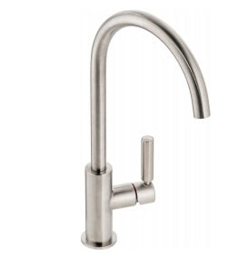 Kitchen tap Abode Globe Single Lever BRUSHED NICKEL AT2147