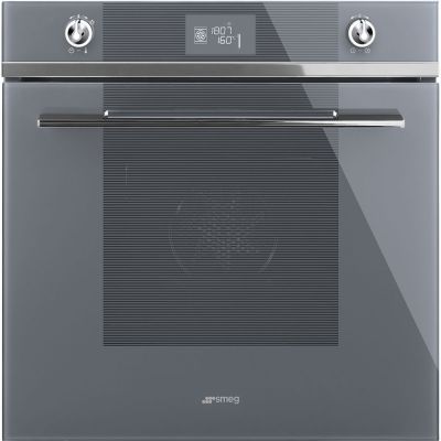 SMEG Single Oven Linea Multi-Function in Silver Glass SF6102TVSG