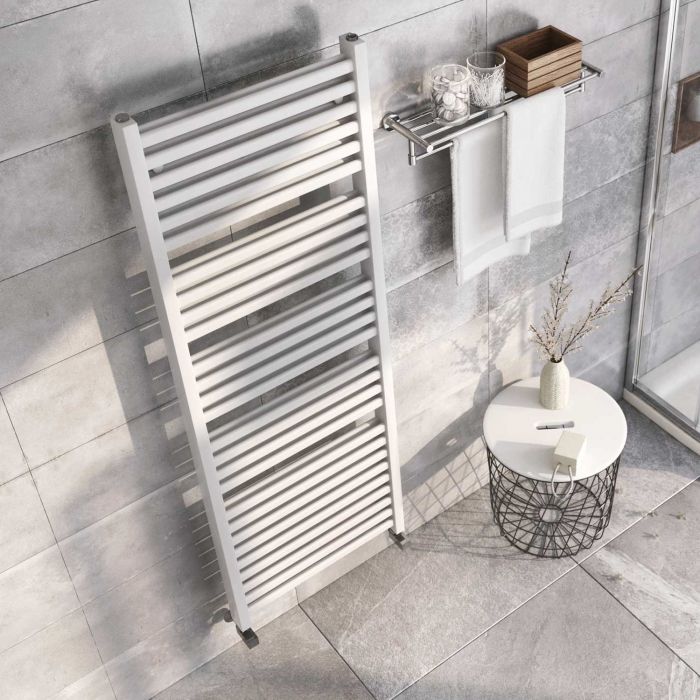 Towel Rail 1600 x 550mm Tempt Double Layer Heated - White