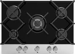 Gas On Glass Hob Black 70cm UBGOG70BKD