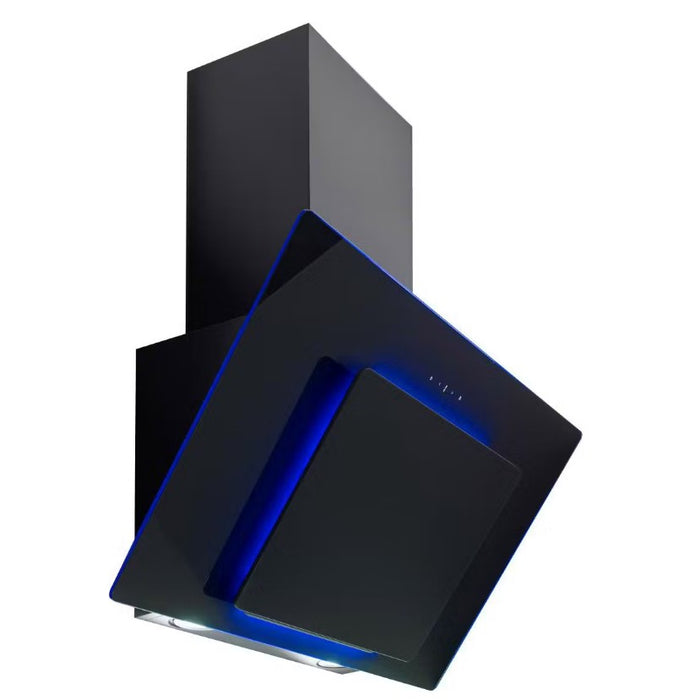 Culina UBHHH90BK 90cm Angled Chimney Hood, Black