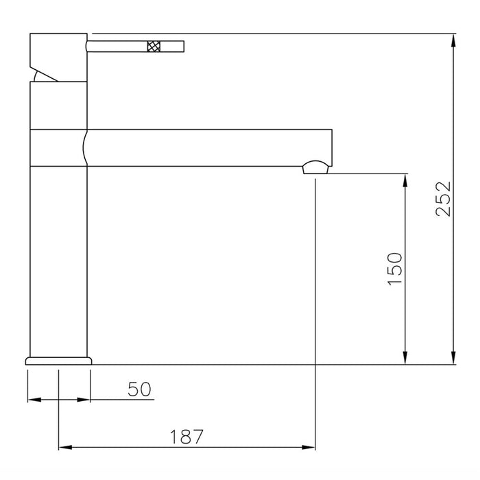 Monobloc Kitchen Sink Mixer Tap Abode Hydrus Brushed Nickel AT1089