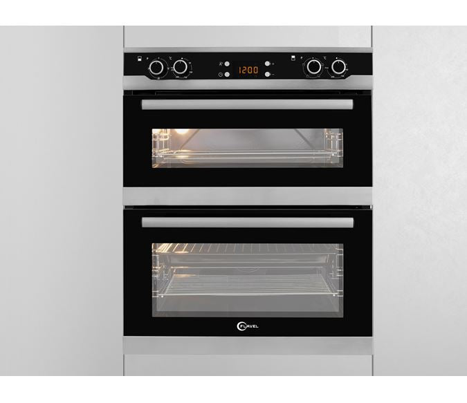 Flavel 72cm Electric Built-Under Double Oven Programmable Timer FLV72FX