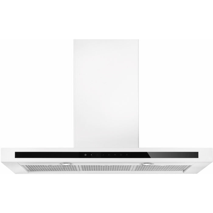 White 90cm Chimney Hood Rangemaster HLTHDS90WH Hi Lite Flat