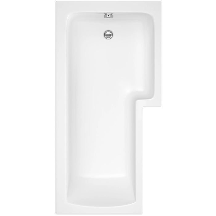 L-Shaped Bath Clovelly Standard Acrylic 1700x850mm Right Hand JCLOVELLY17R