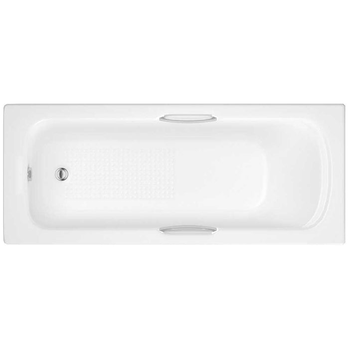 Northam Bath Standard  Acrylic 1700x700mm with Twin Grips JNORTHAM17