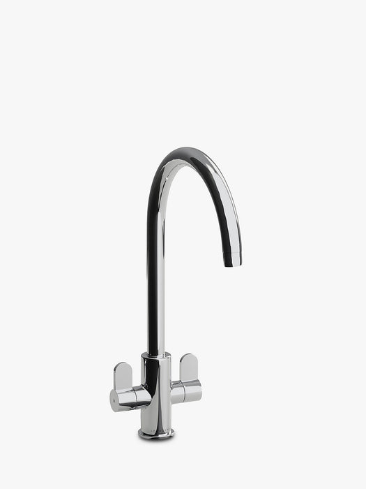 Chrome Kitchen Tap John Lewis & Partners Klass 2 Lever Chrome