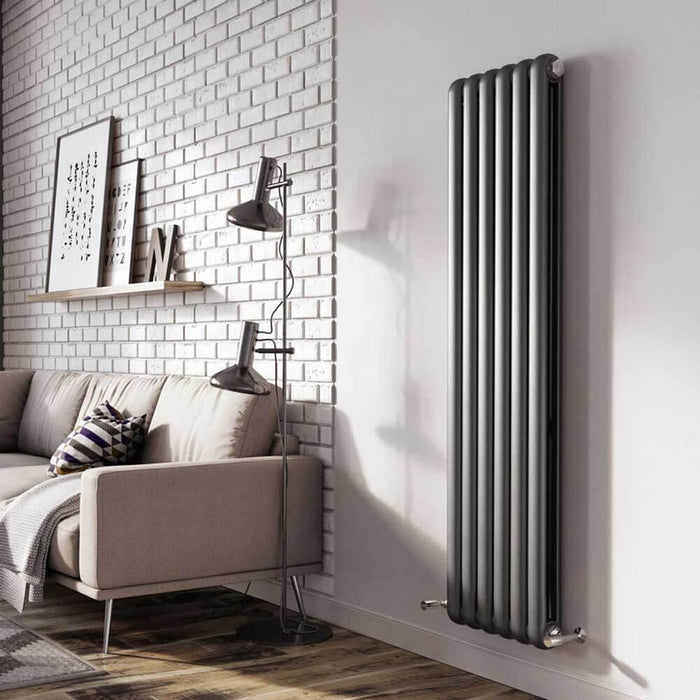 Radiator Etamin  Vertical Column - 1500 x 380mm grey (Anthracite)