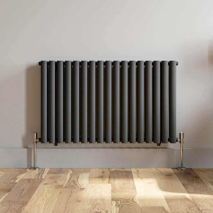 Double Radiators - Anthracite  600mm High x 820mm Wide  Izar 5422 BTU