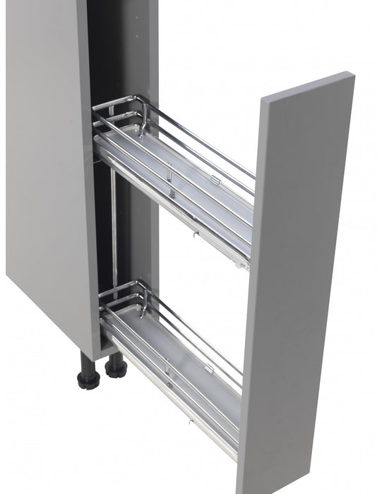 Deluxe 150mm Base Pull Out Storage Soft Closing Runners IP2B150