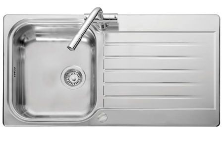 Leisure Seattle 1.0 Bowl Kitchen Sink Reversible - Stainless Steel SE9501POL