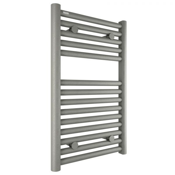 Towel Rail - 770 x 500mm Straight Grey Metallic