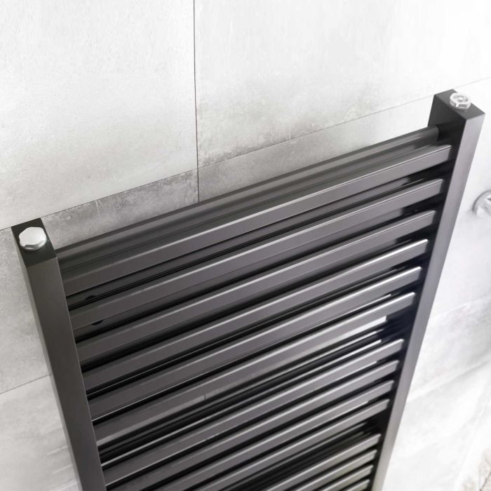 Towel Rail Tempt 800 x 400mm Double Layer Heated - Anthracite