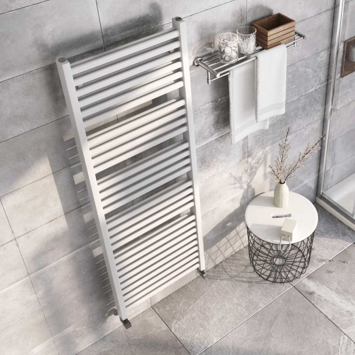 Towel Rail 1600 x 550mm Tempt Double Layer Heated  - White